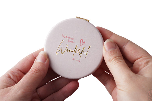 Happiness Looks Wonderful On You Compact Mirror